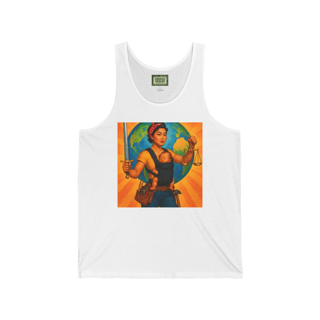 Super Momz Tank Top – Motherhood Superhero Graphic Tank -06