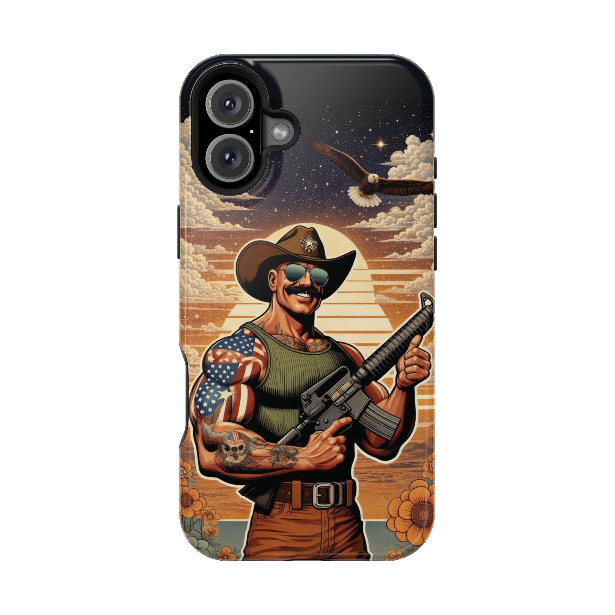 Uncle Dave AR-15 - Magnetic Impact‑Resistant Phone Case  iPhone 13-17 / Samsung S26  MagSafe Compatible