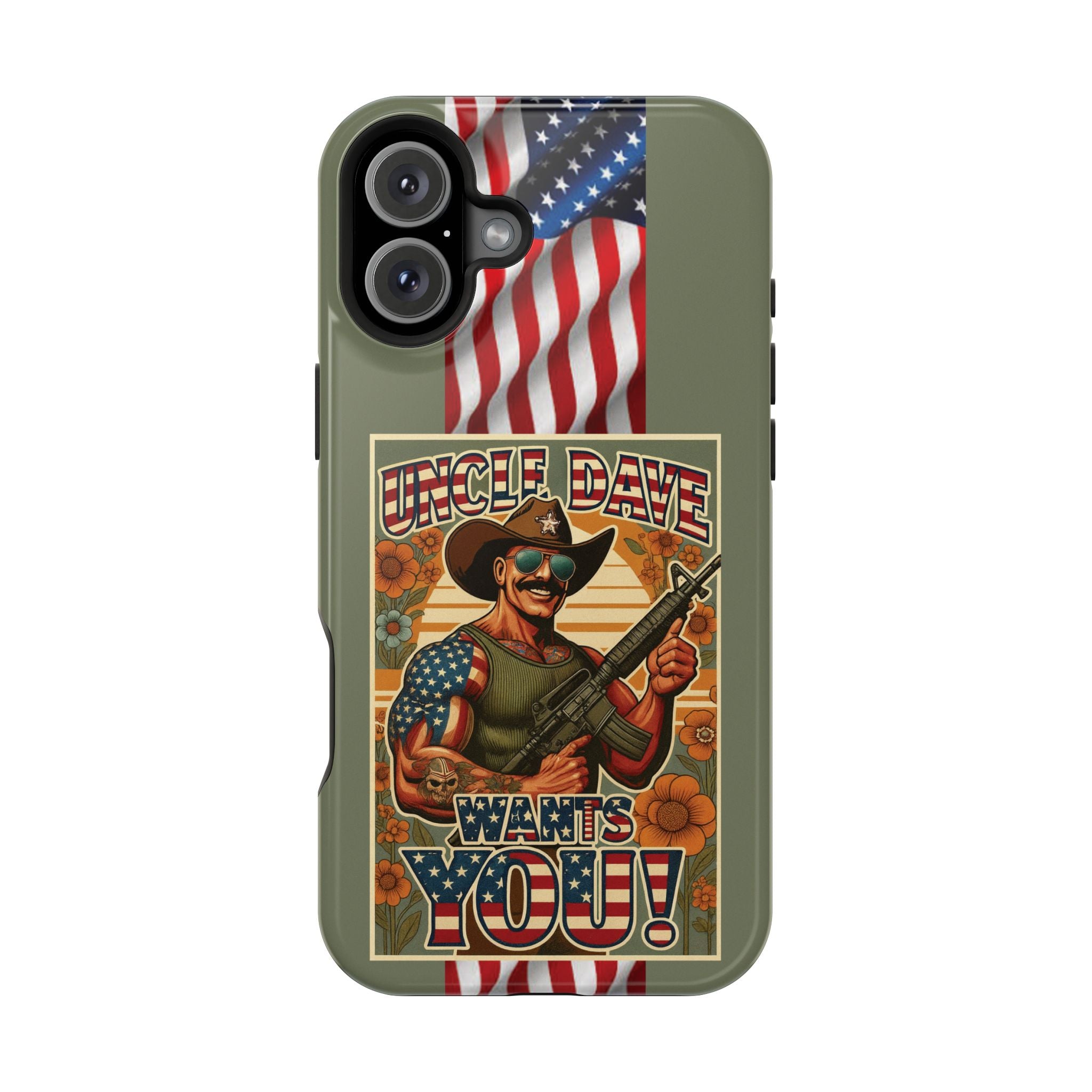 Uncle Dave Wants You! - Magnetic Impact‑Resistant Phone Case  iPhone 13-17 / Samsung S26  MagSafe Compatible