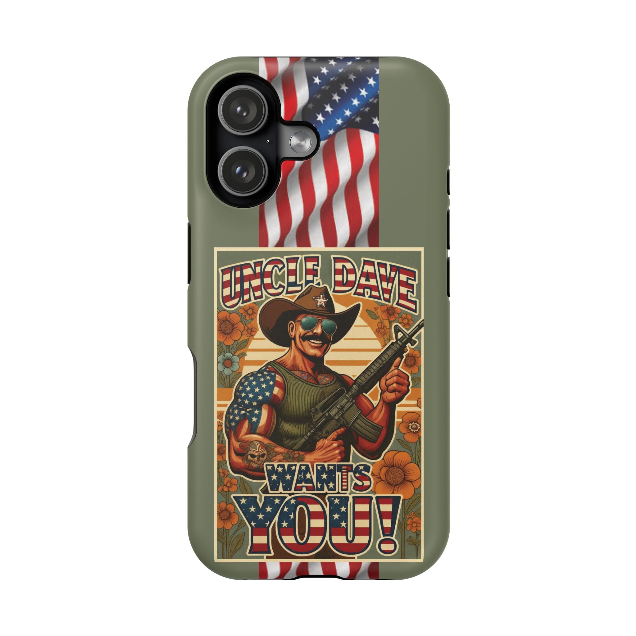 Uncle Dave Wants You! - Magnetic Impact‑Resistant Phone Case  iPhone 13-17 / Samsung S26  MagSafe Compatible