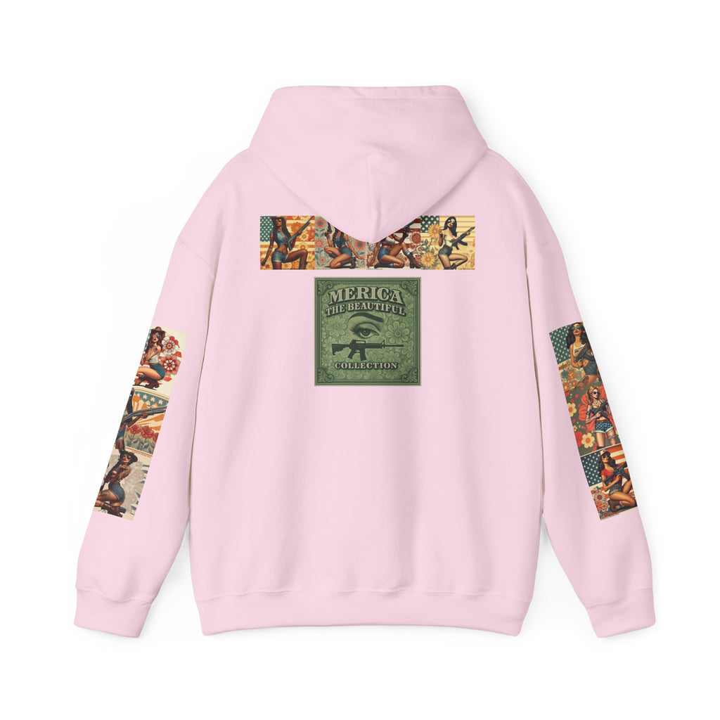 Patriotic 'Uncle Dave Wants You' Hoodie — Gunslinger Girls Rifle Retro Illustration (US Only)