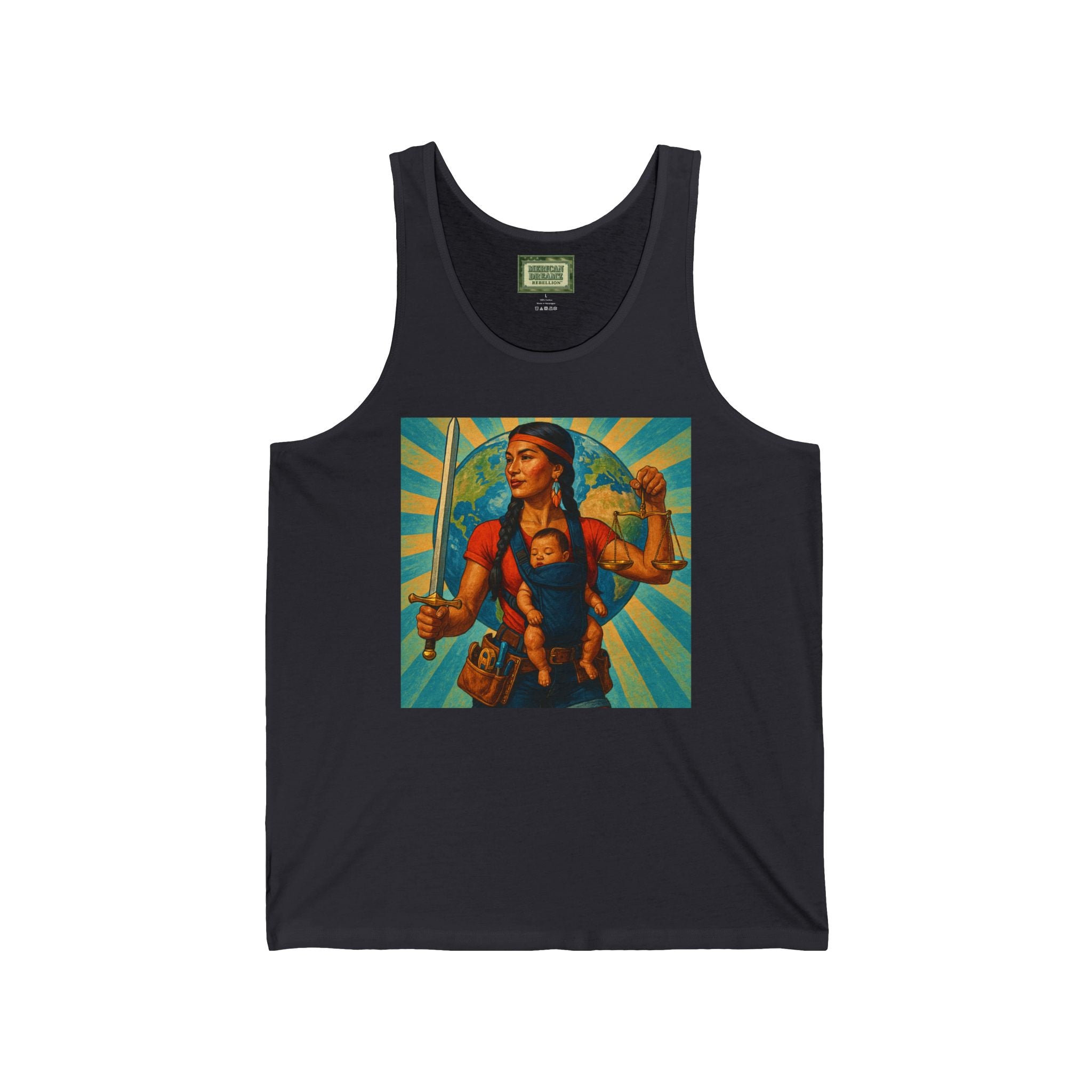 Super Momz Tank Top – Motherhood Superhero Graphic Tank -10