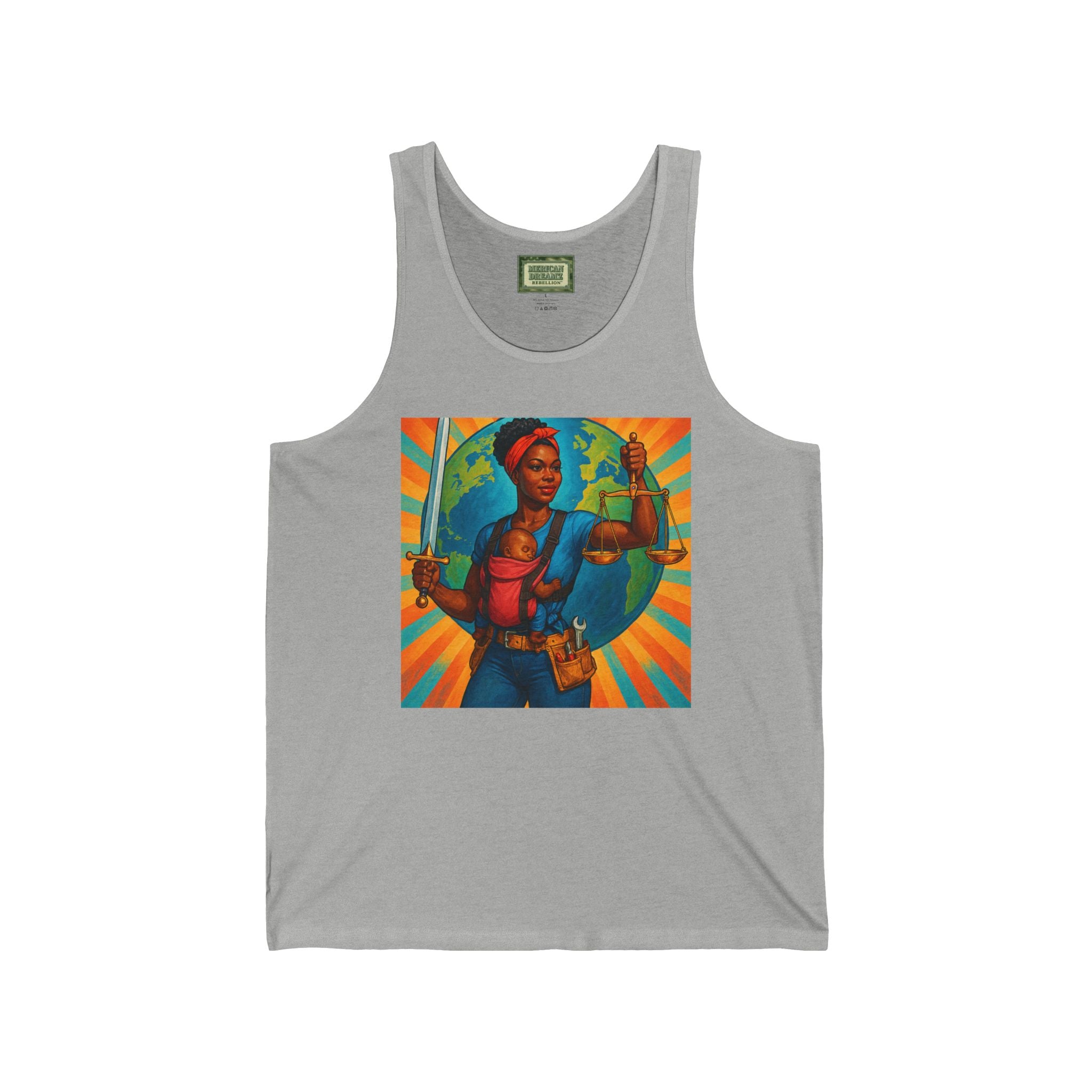 Super Momz Tank Top – Motherhood Superhero Graphic Tank -12