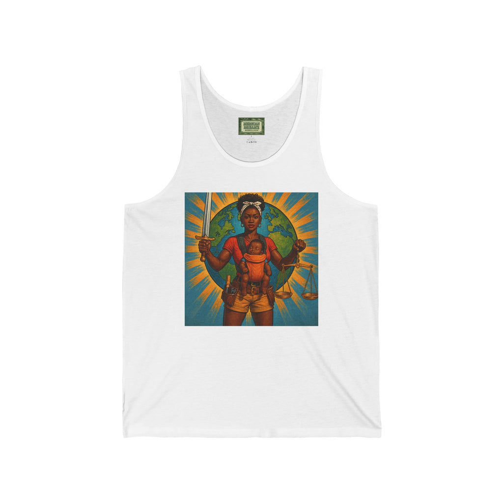 Super Momz Tank Top – Motherhood Superhero Graphic Tank -08