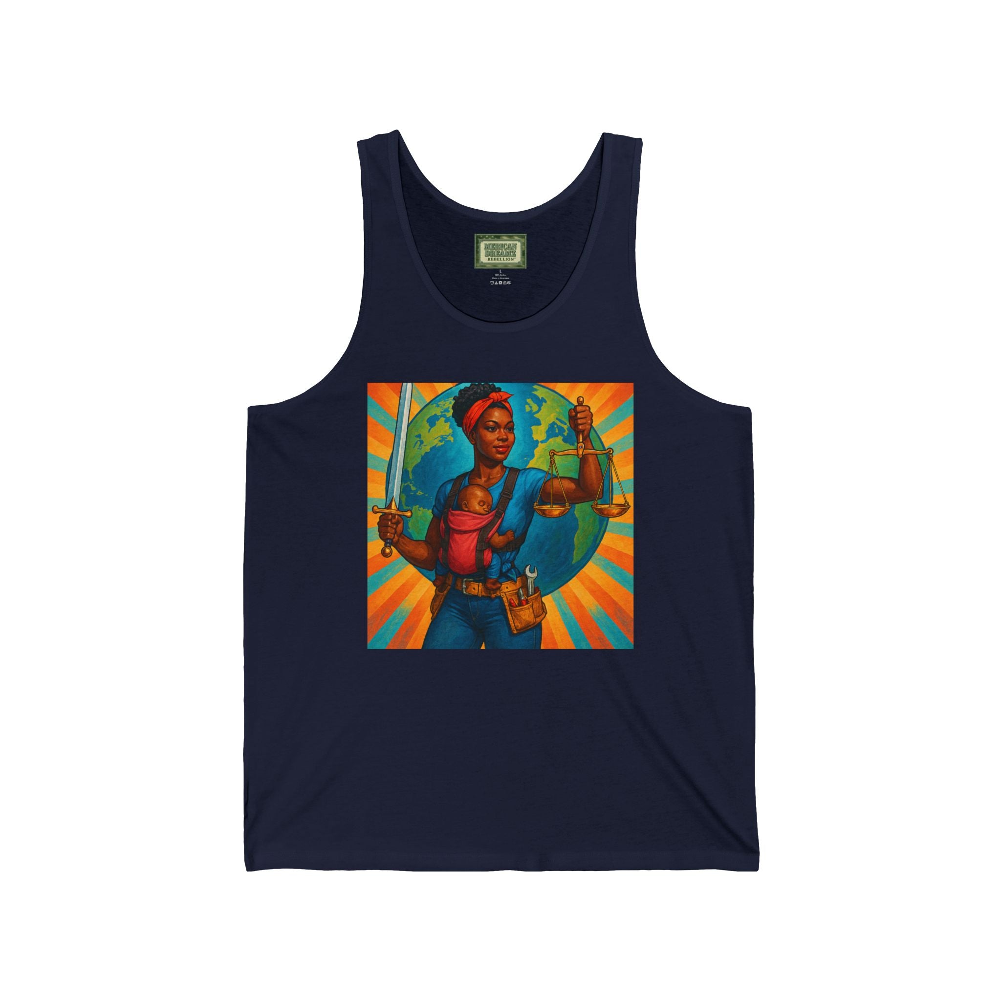 Super Momz Tank Top – Motherhood Superhero Graphic Tank -12