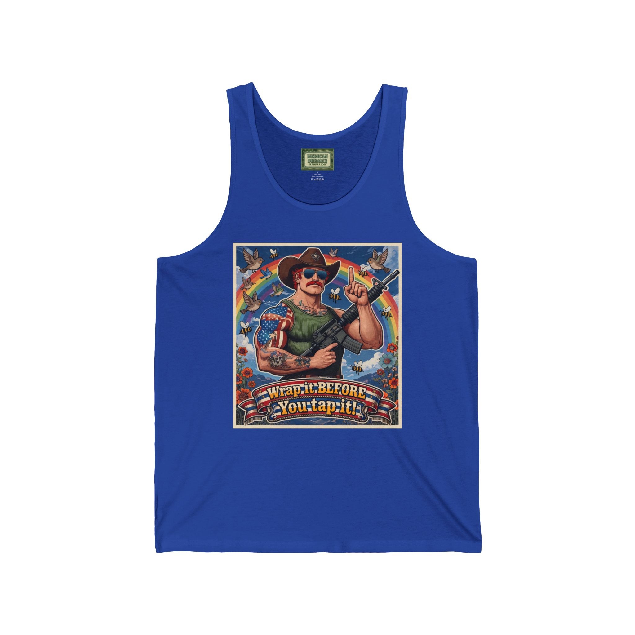 MERICAN UNCLE - Graphic Tank Top - Dating Advice - 4