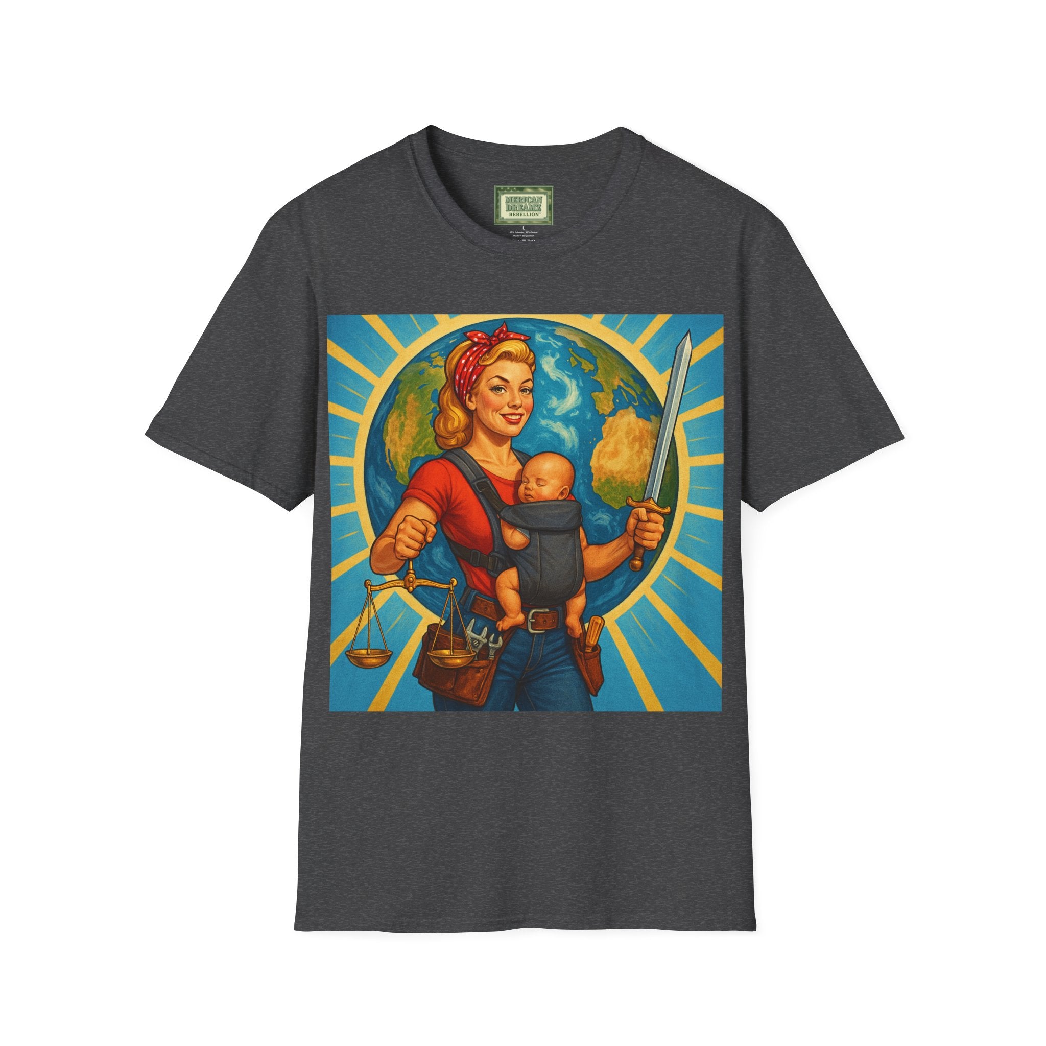 Super Momz T‑Shirt – Motherhood Super Hero Graphic Tee -7