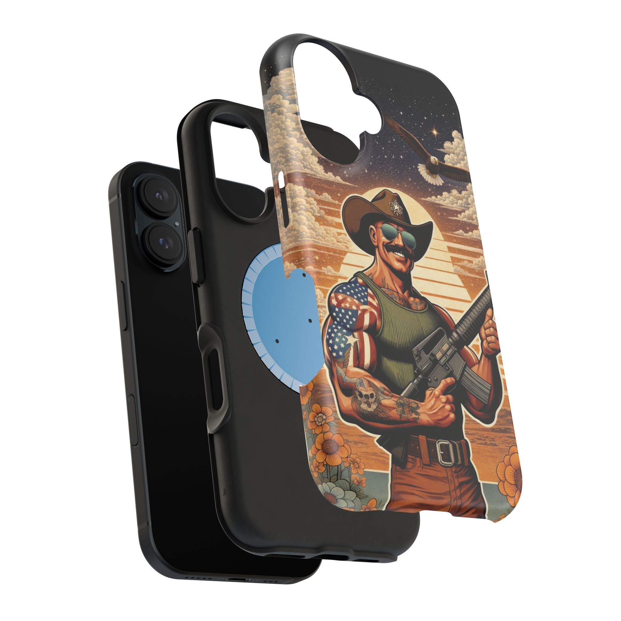 Uncle Dave AR-15 - Magnetic Impact‑Resistant Phone Case  iPhone 13-17 / Samsung S26  MagSafe Compatible
