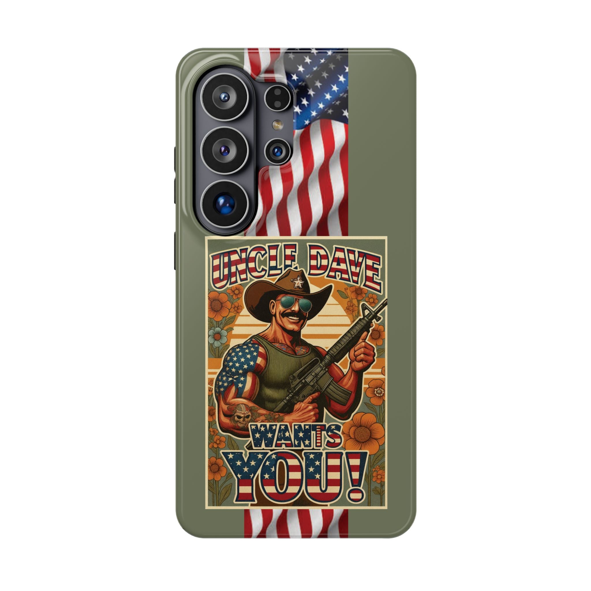 Uncle Dave Wants You! - Magnetic Impact‑Resistant Phone Case  iPhone 13-17 / Samsung S26  MagSafe Compatible