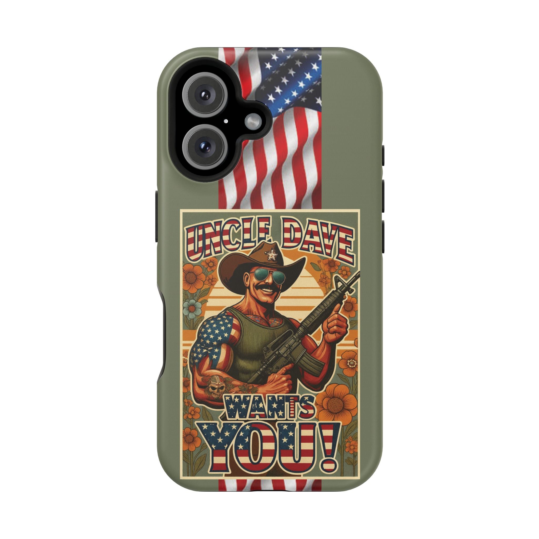 Uncle Dave Wants You! - Magnetic Impact‑Resistant Phone Case  iPhone 13-17 / Samsung S26  MagSafe Compatible