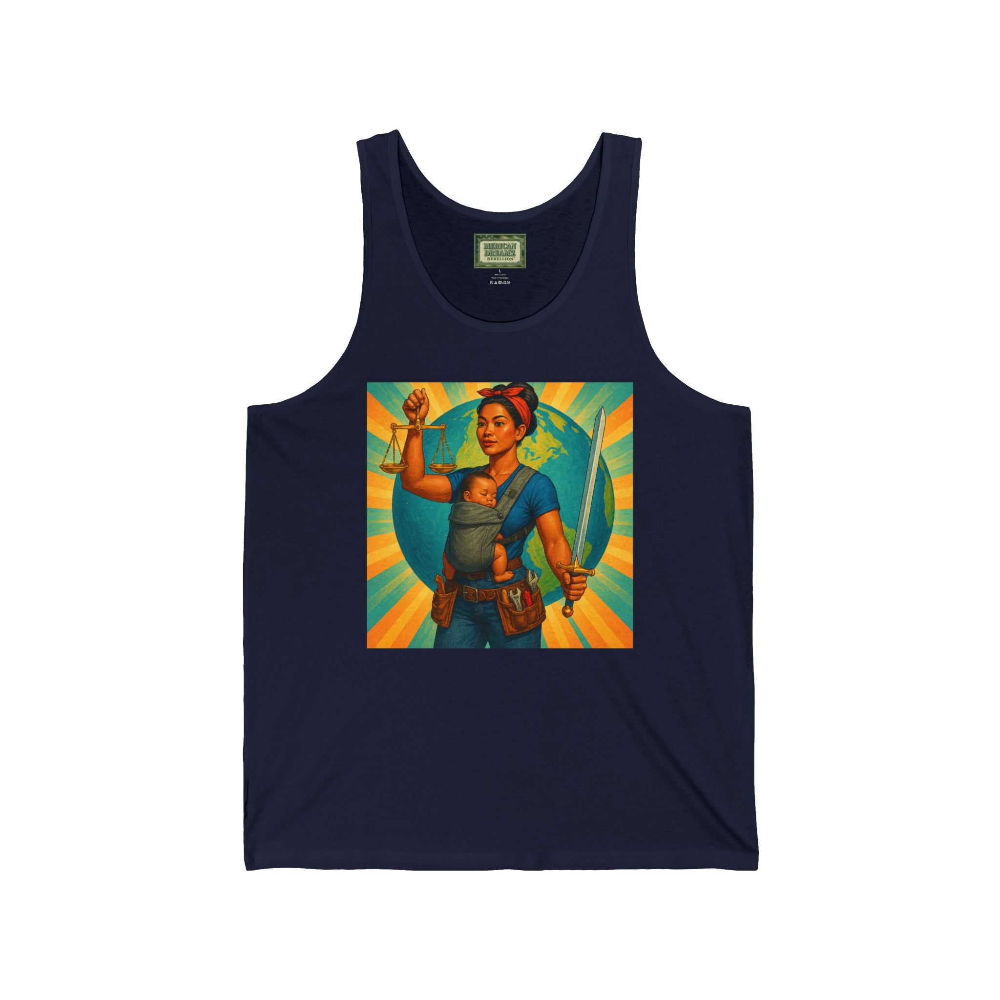 Super Momz Tank Top – Motherhood Superhero Graphic Tank -13