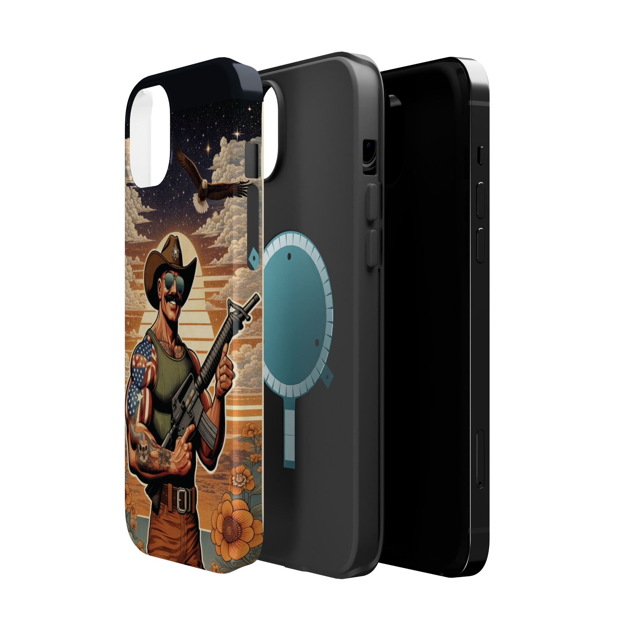 Uncle Dave AR-15 - Magnetic Impact‑Resistant Phone Case  iPhone 13-17 / Samsung S26  MagSafe Compatible