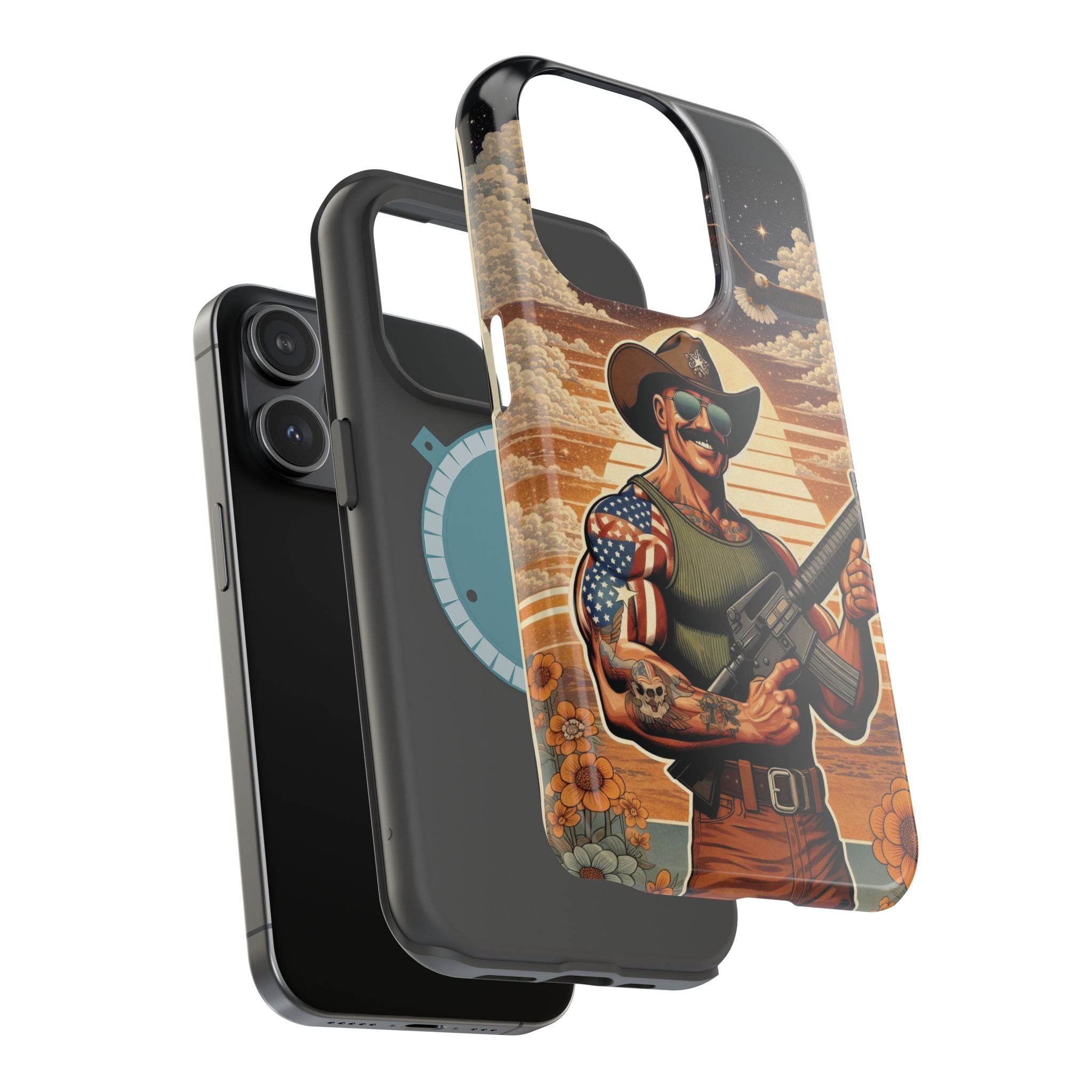 Uncle Dave AR-15 - Magnetic Impact‑Resistant Phone Case  iPhone 13-17 / Samsung S26  MagSafe Compatible