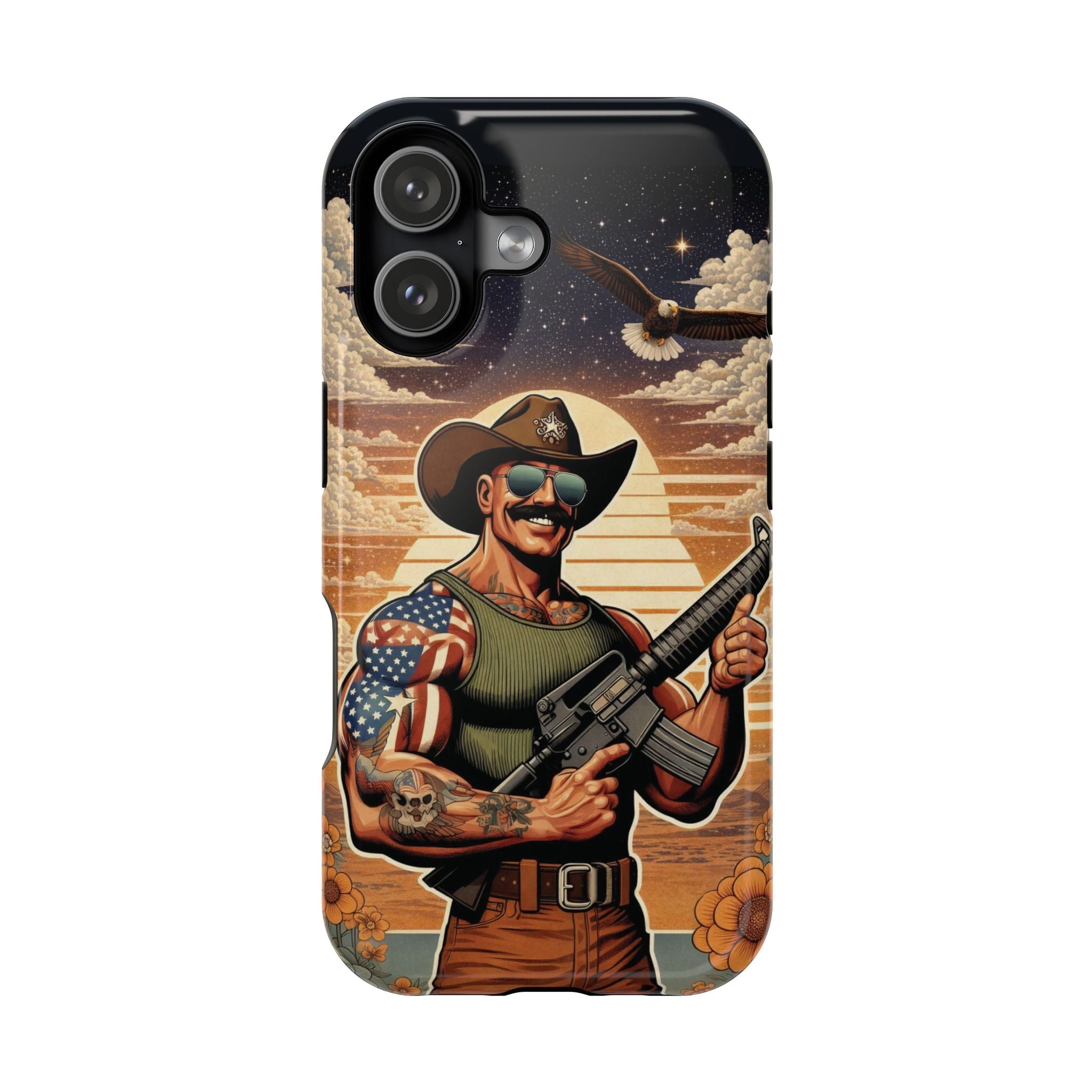 Uncle Dave AR-15 - Magnetic Impact‑Resistant Phone Case  iPhone 13-17 / Samsung S26  MagSafe Compatible
