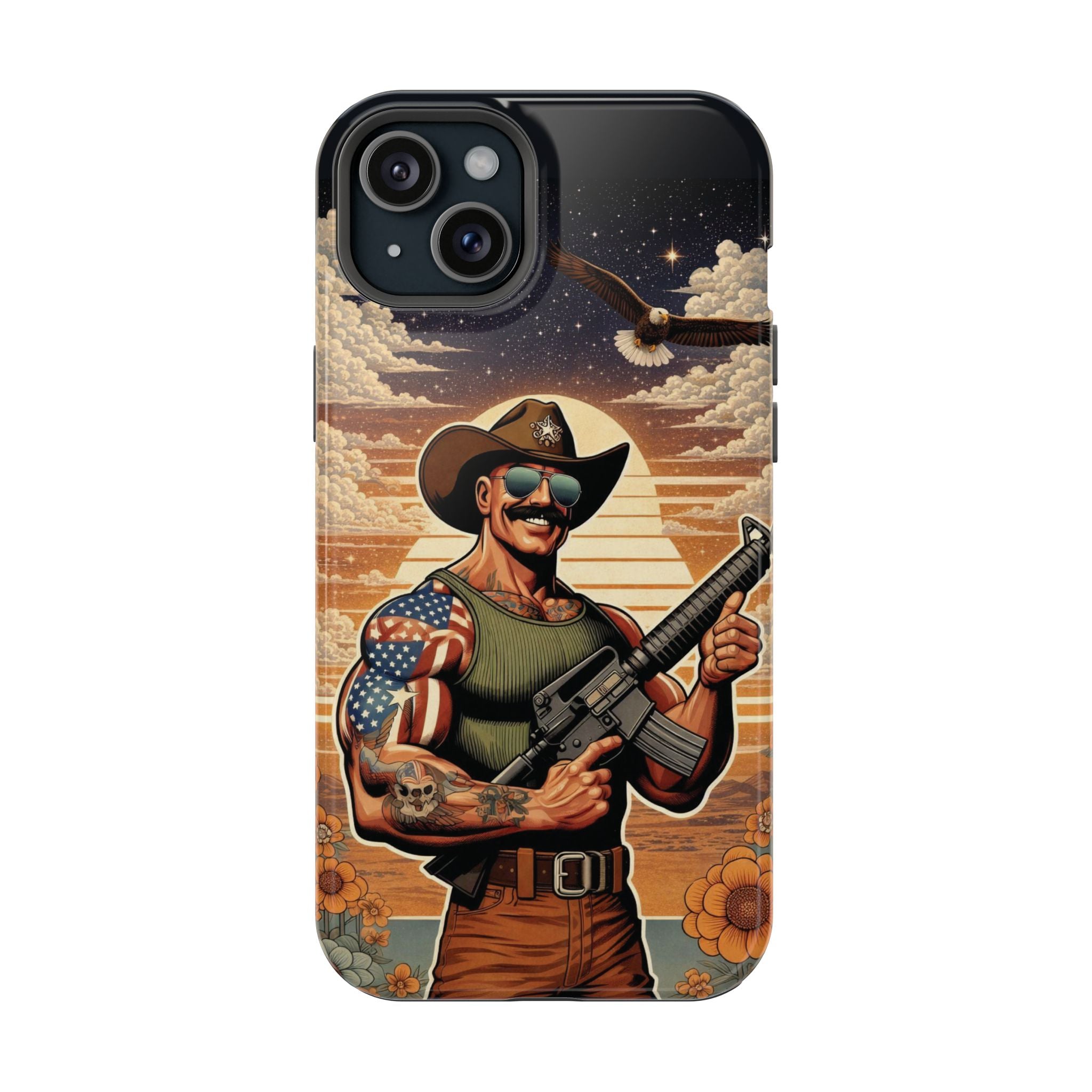 Uncle Dave AR-15 - Magnetic Impact‑Resistant Phone Case  iPhone 13-17 / Samsung S26  MagSafe Compatible